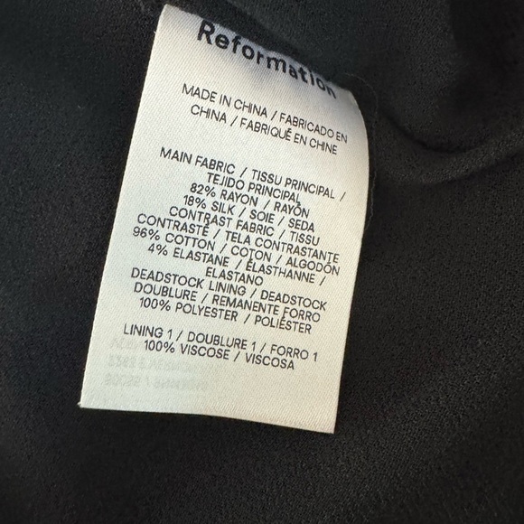 NWT Reformation Anthropologie St. Louis Strapless Velvet Mini Dress Black Bubble - Picture 5 of 6